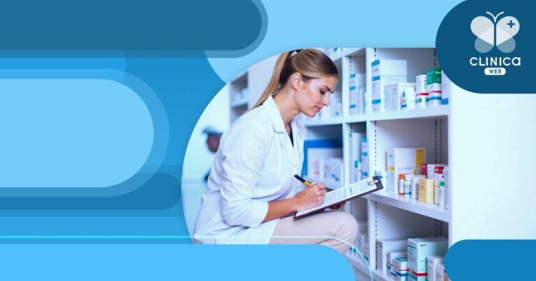 медсестра перевіряє медичні матеріали на складі клініки + облік ТМЦ у медичній системі + приватна клініка